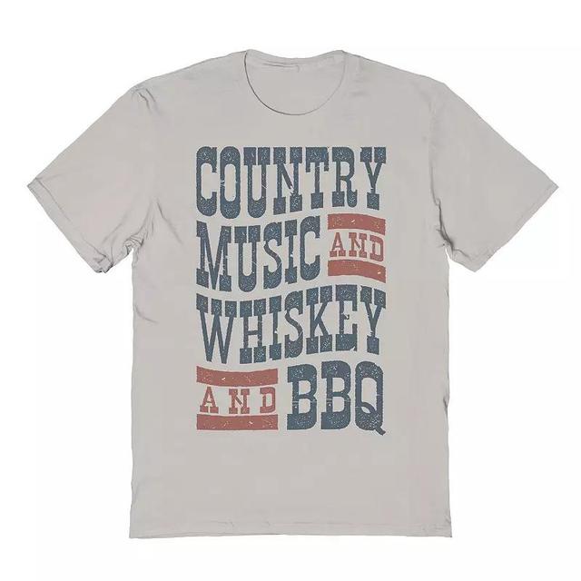 Mens COLAB89 by Threadless Country Music & BBQ Graphic Tee Product Image