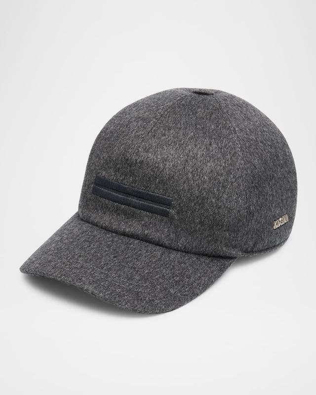 Men's Oasi Cashmere and Wool Baseball Cap Product Image