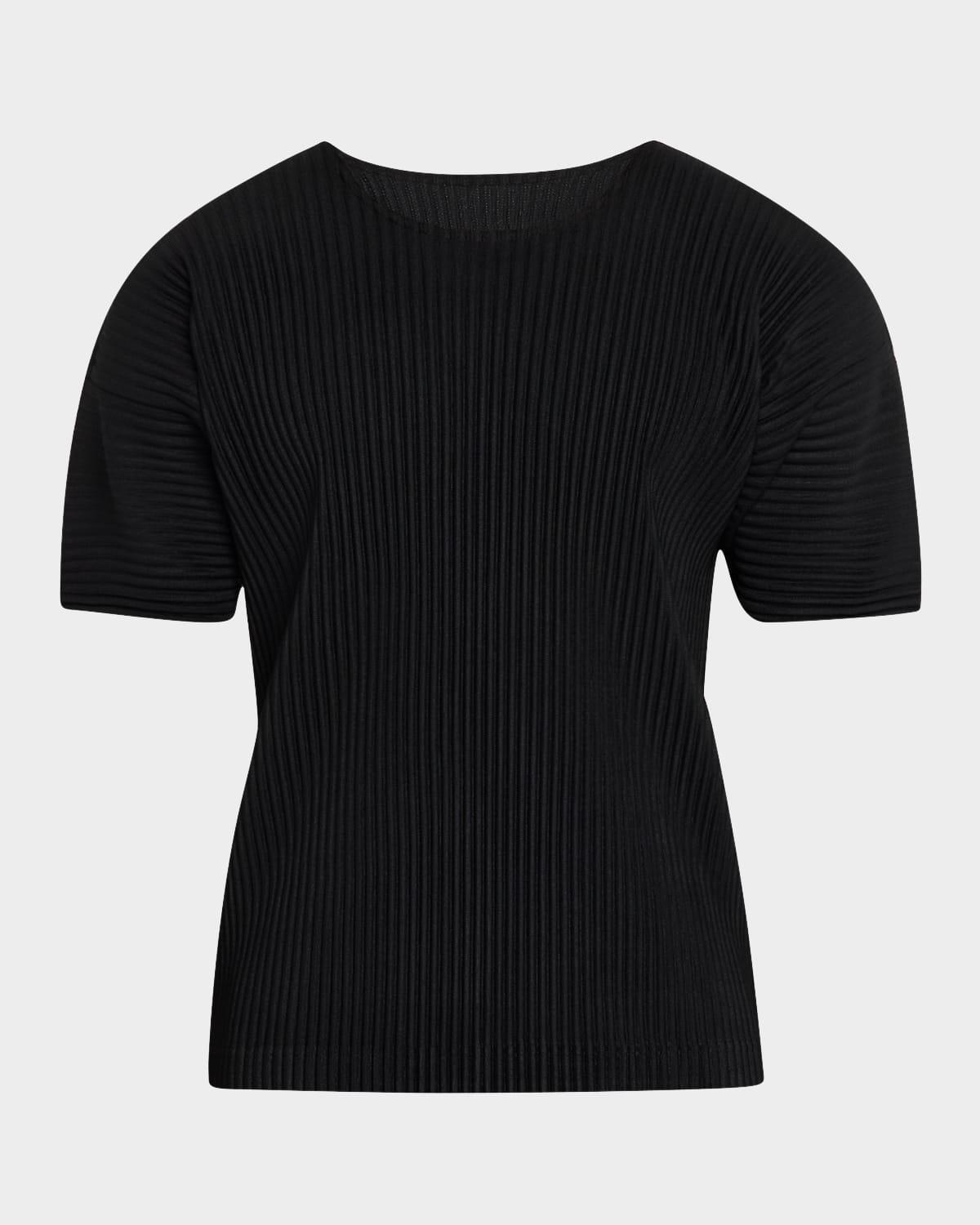 Men's Pleated T-Shirt Product Image