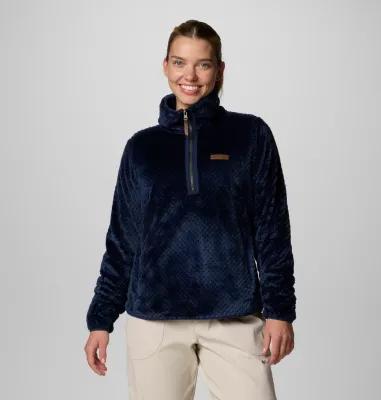 Columbia Women's Fire Side Quarter Zip Sherpa Fleece- Product Image