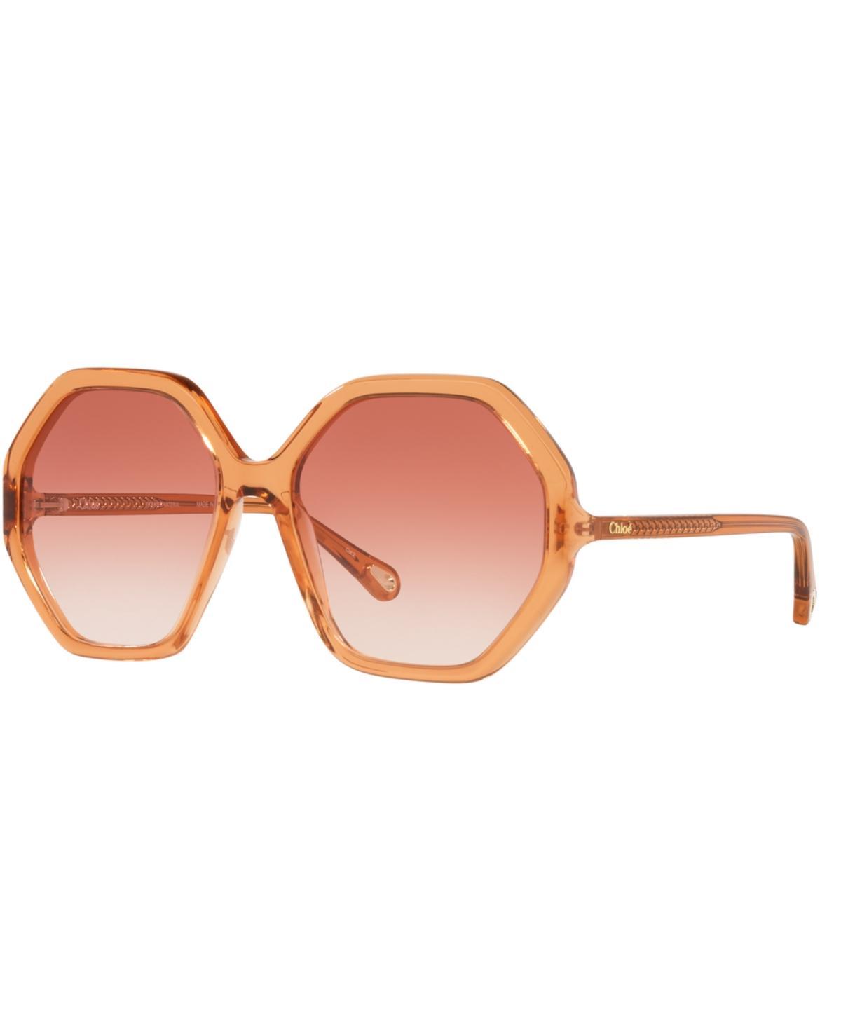 Womens 58MM Geometric Sunglasses Product Image