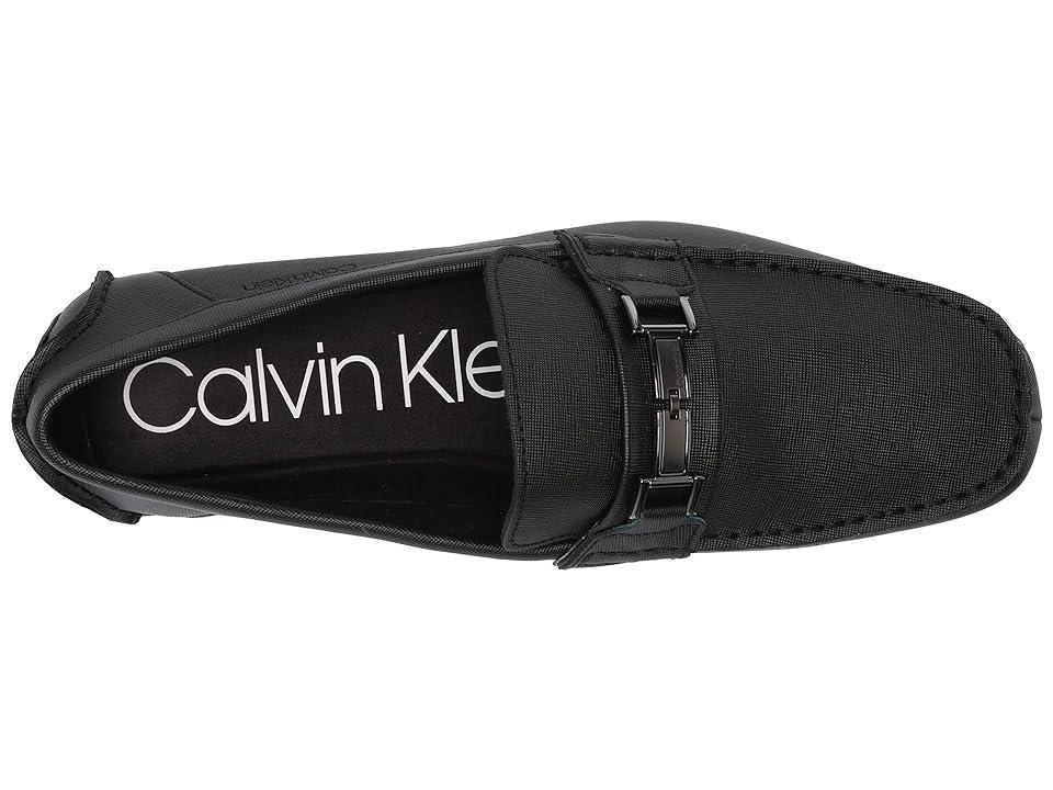 Calvin Klein Magnus Black/Weave Emboss Action) Men's Shoes Product Image