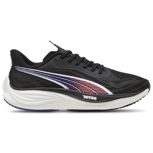 PUMA Mens Velocity Nitro 3 - Running Shoes Black/Sunset Glow Product Image