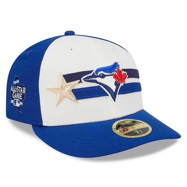 Mens New Era Cream/Royal Toronto Blue Jays 2024 MLB All-Star Game Workout Low Profile 59FIFTY Fitted Hat Product Image