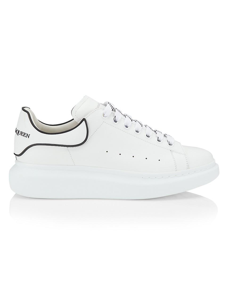 Mens Oversized Leather Platform Sneakers Product Image