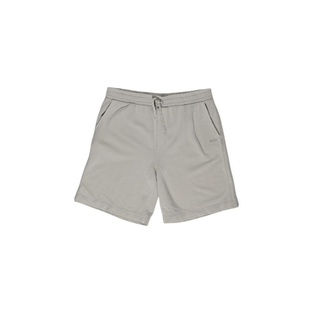 HUGO BOSS Cotton Men's Short In Beige Product Image