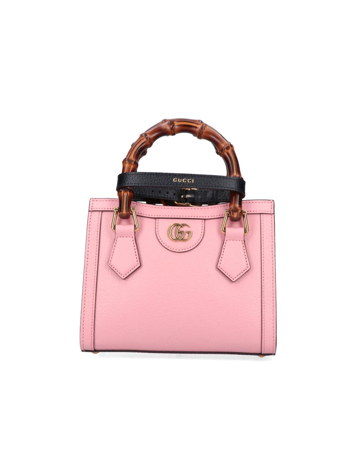 GUCCI Mini Diana Top Handle Bag In Pink Product Image