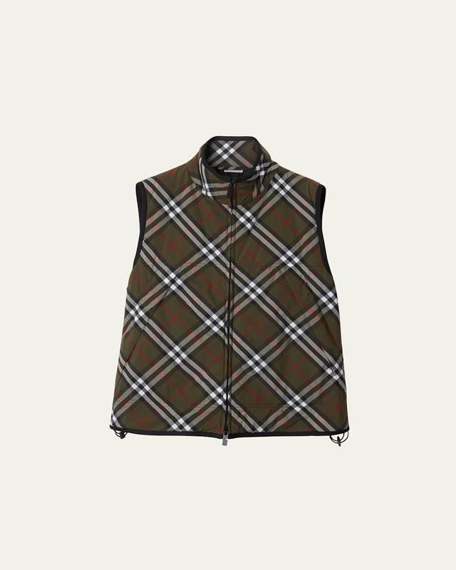 Mens Check Tech Vest Product Image