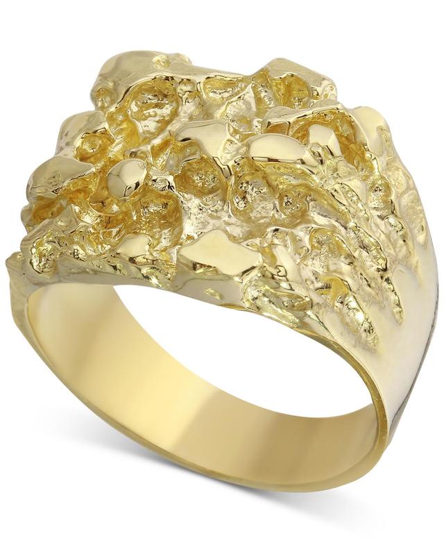 Mens Nugget Ring in 10k Gold Product Image