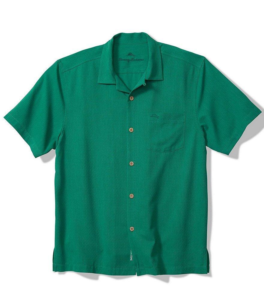 Tommy Bahama IslandZone Coastal Breeze Tonal Check Short Sleeve Woven Shirt Product Image