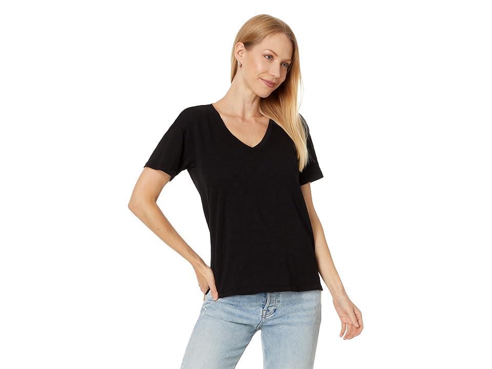 Mod-o-doc Short Sleeve V-Neck Boxy Tee Women's Clothing product image