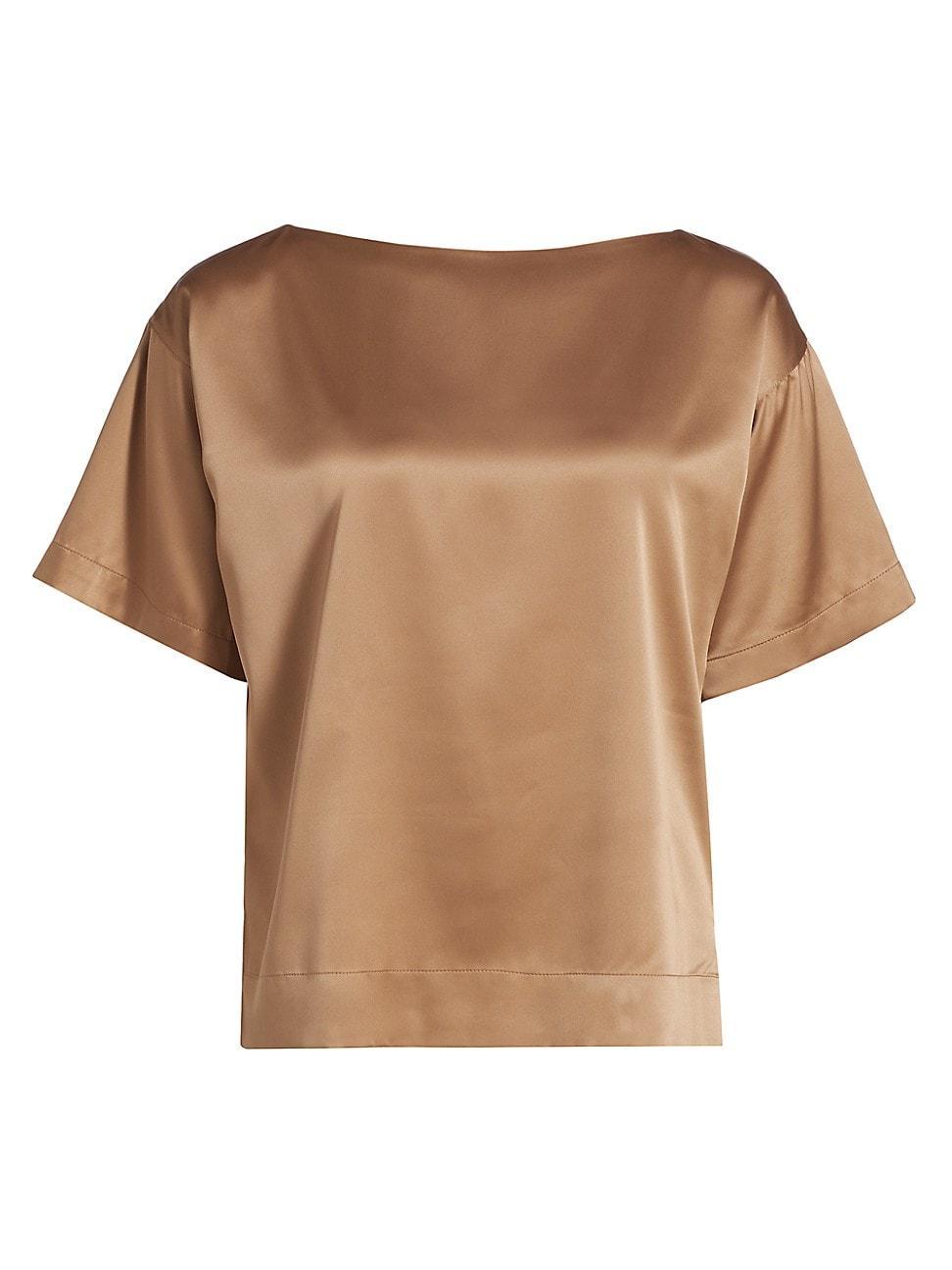 Womens Glamour Satin Top Product Image