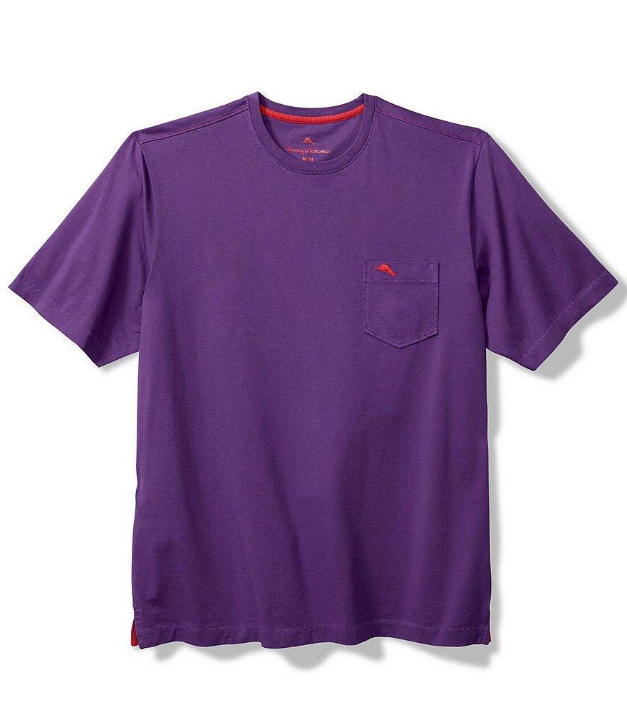 Tommy Bahama New Bali Skyline Short Sleeve Crewneck Solid Pocket T-Shirt Product Image