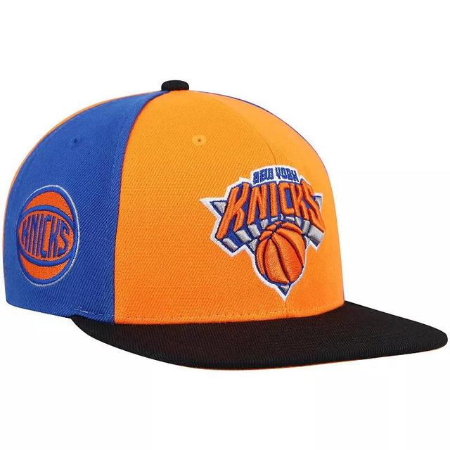 Mens Mitchell & Ness New York Knicks On The Block Snapback Hat Product Image