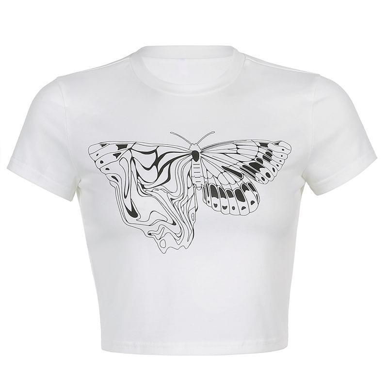 Butterfly Graphic T-shirt Product Image