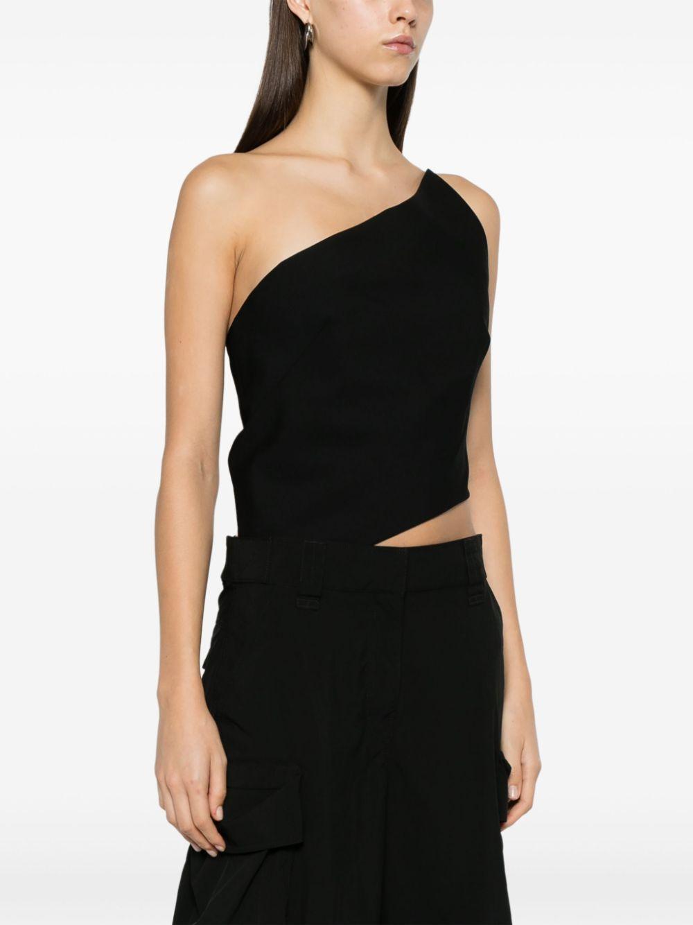 asymmetric strapless top Product Image