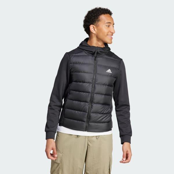 Essentials Hybrid Down Hooded Jacket Product Image