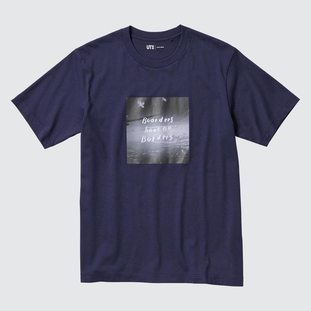 Peace For All (Short-Sleeve Graphic T-Shirt) (Ayumu Hirano) Navy 3XL UNIQLO US Product Image