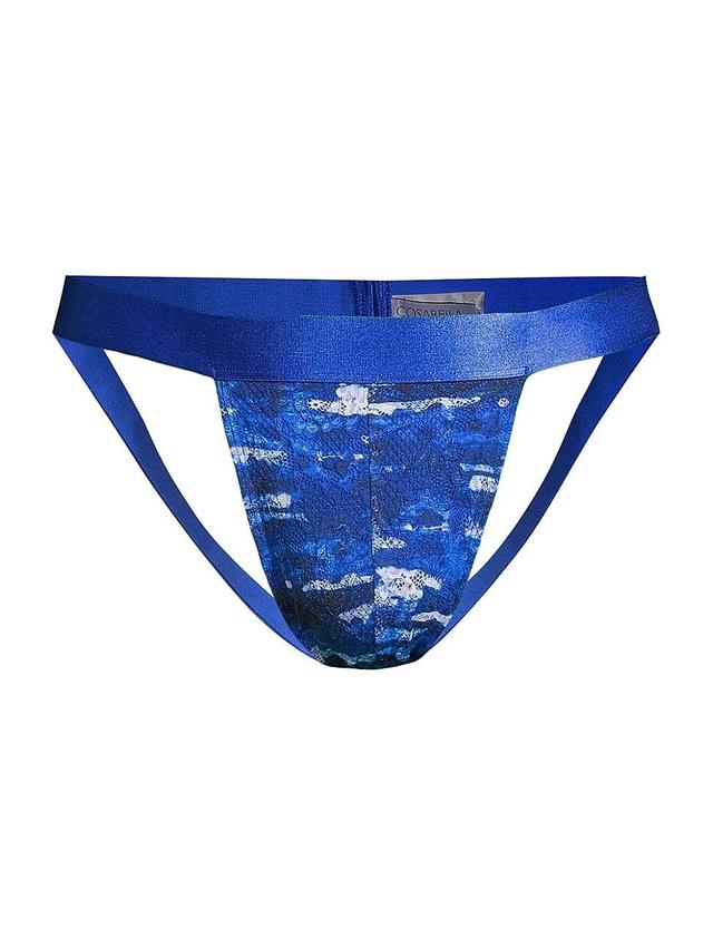 Mens Never Animal Print Jock Strap Product Image