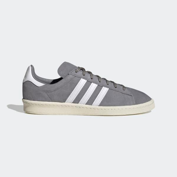 adidas Originals Mens Campus 80s - Shoes Grey/Off White/Cloud White Product Image