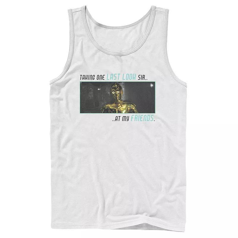 Mens Star Wars: The Rise Of Skywalker C-3PO Taking One Last Look Tank Top Product Image