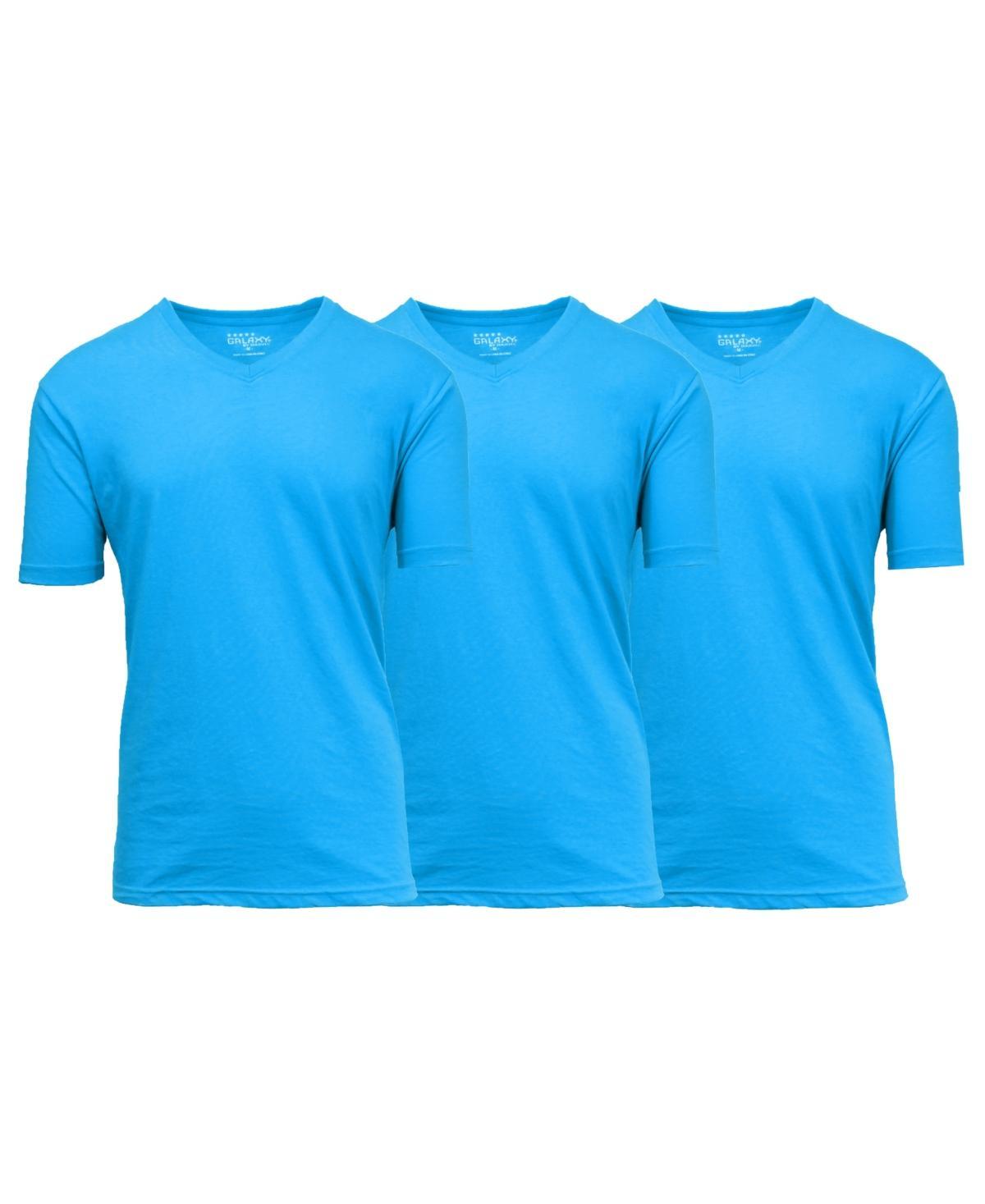 Galaxy By Harvic Mens Short Sleeve V-Neck T-shirt, Pack of 3 Product Image