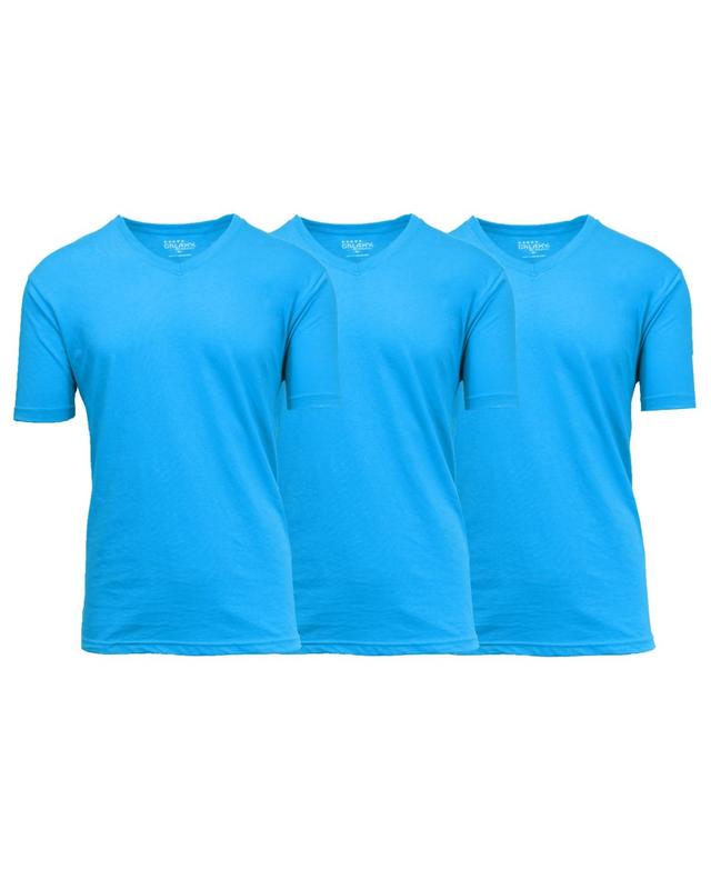 Galaxy By Harvic Mens Short Sleeve V-Neck T-shirt, Pack of 3 Product Image