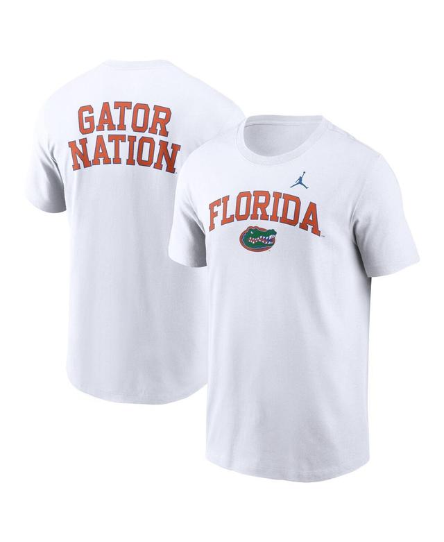 Jordan Mens White Florida Gators Blitz 2-Hit T-Shirt Product Image