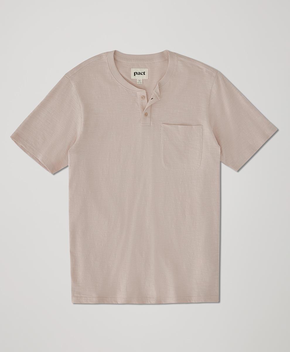 Mens Field Midweight Slub Short Sleeve Henley XL Product Image