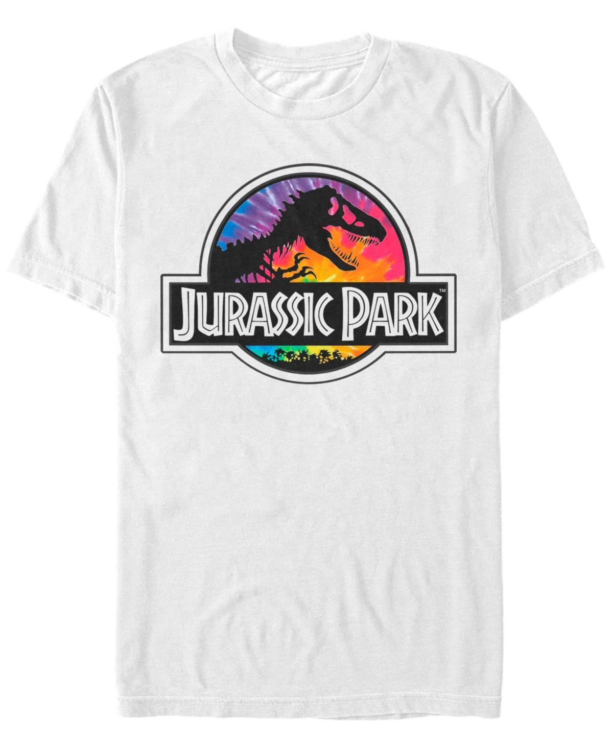 Mens Jurassic Park Tie Dye Classic Logo Tee Product Image