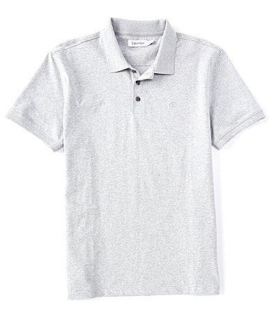 Calvin Klein Short Sleeve Classic Fit Smooth Polo Shirt Product Image