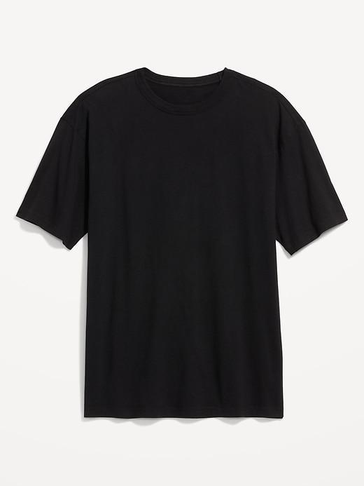 Loose Fit Crew-Neck T-Shirt Product Image