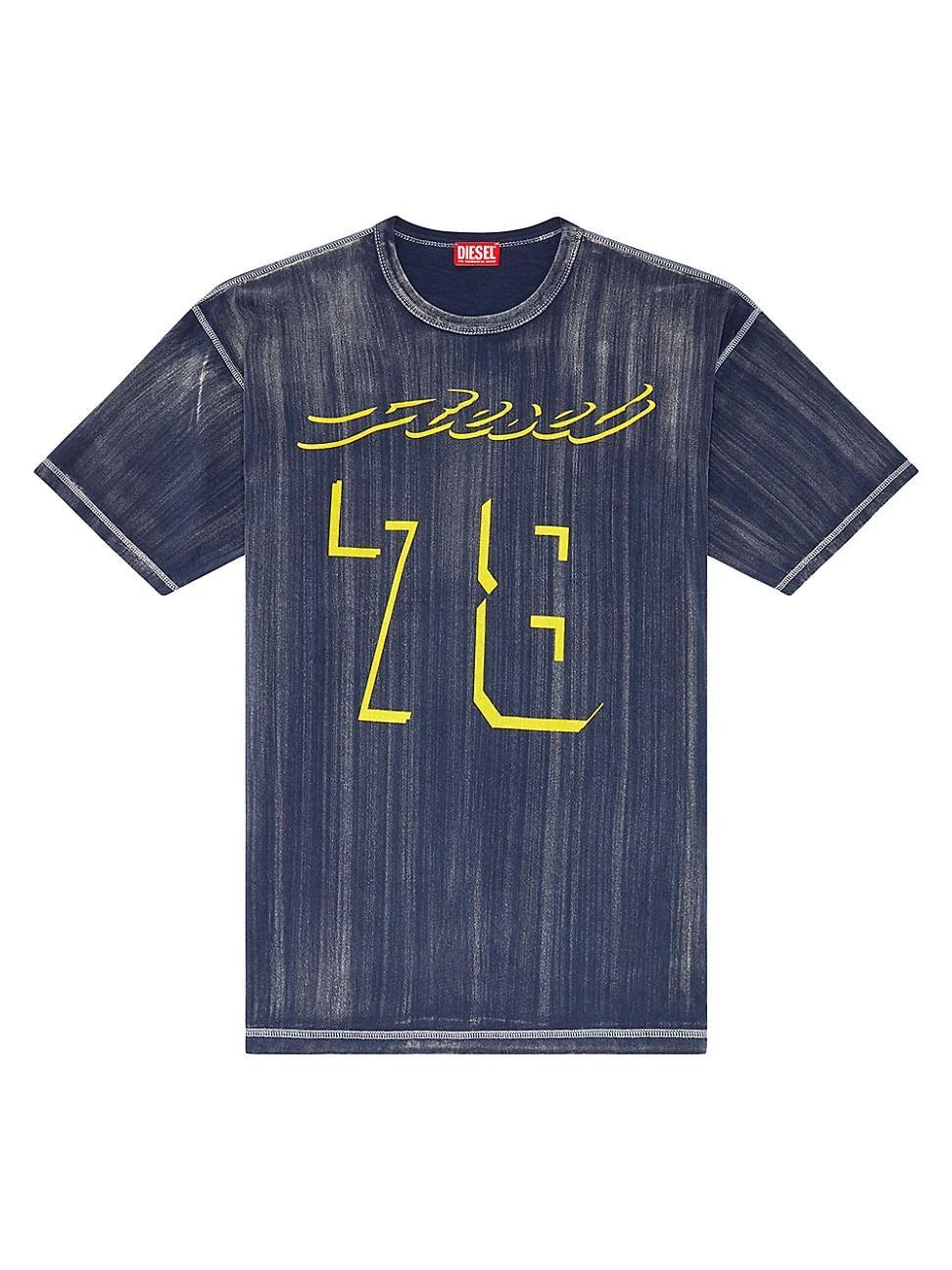 Mens Brushstroke Logo Boxy T-Shirt Product Image