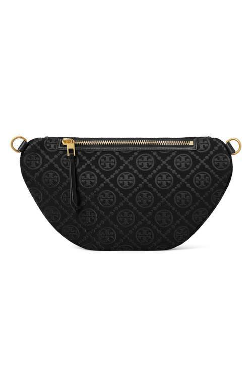 TORY BURCH T Monogram Jacquard Belt Bag In Black Product Image