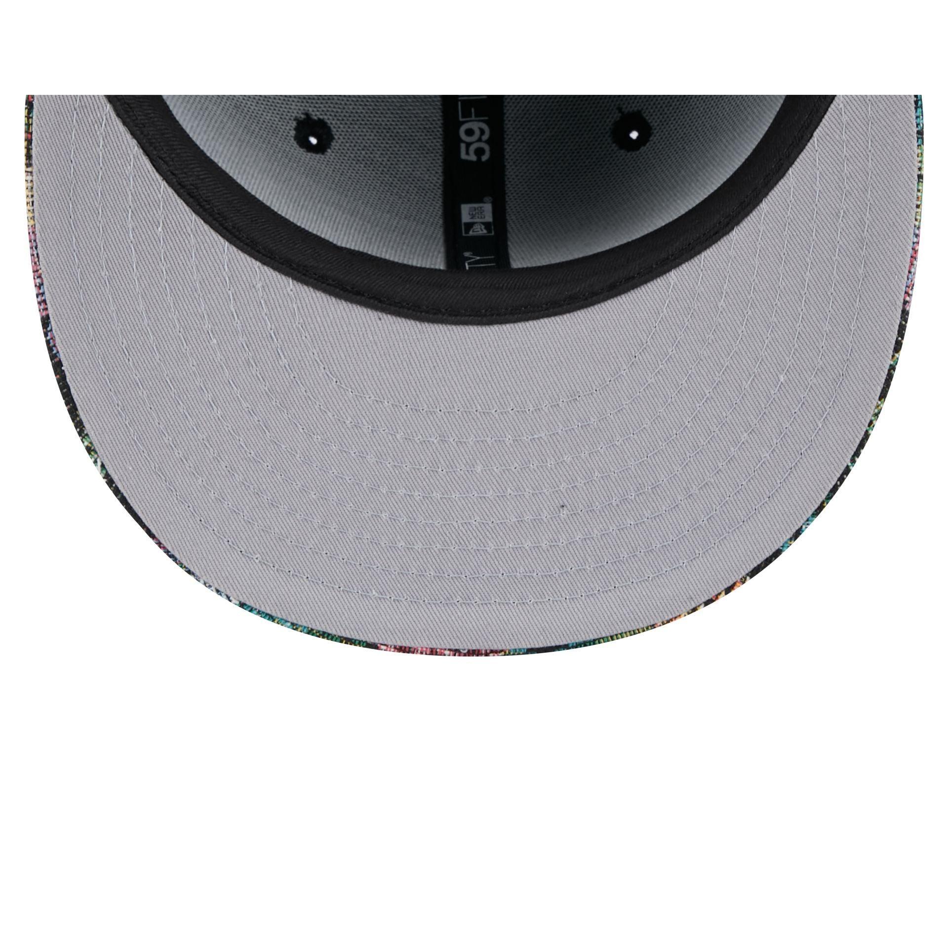 Los Angeles Dodgers Jacquard Pattern 59FIFTY Fitted Hat Male Product Image