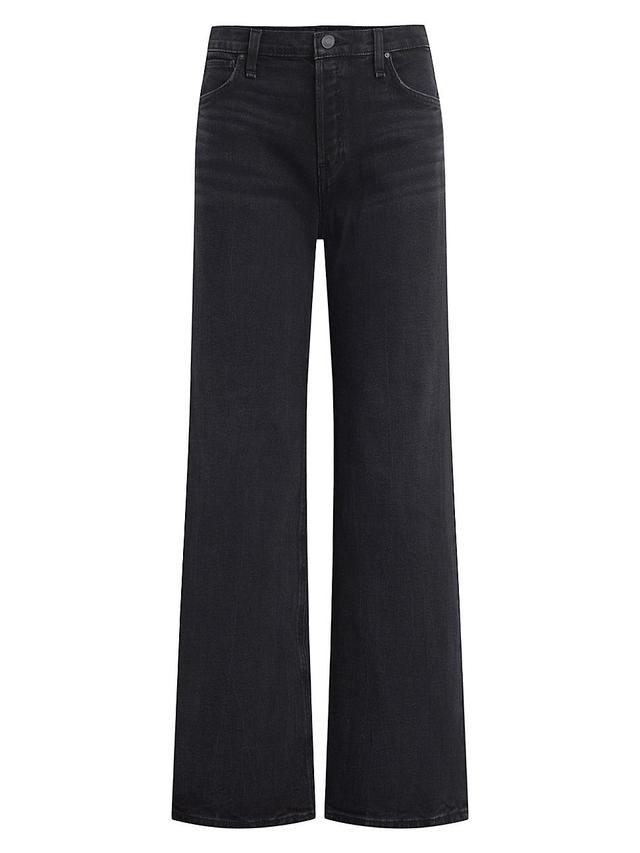 Womens Rosie High-Rise Wide-Leg Jeans Product Image