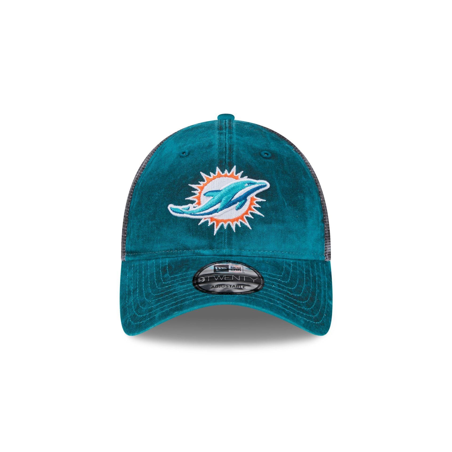 Miami Dolphins Slick 9TWENTY Trucker Hat Male Product Image