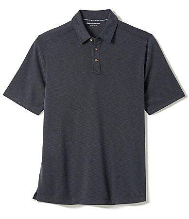 Johnston & Murphy Vintage Slub Polo Men's Clothing Product Image