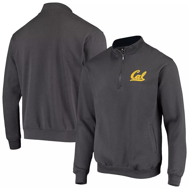 Mens Colosseum Charcoal Cal Bears Tortugas Logo Quarter-Zip Jacket Product Image