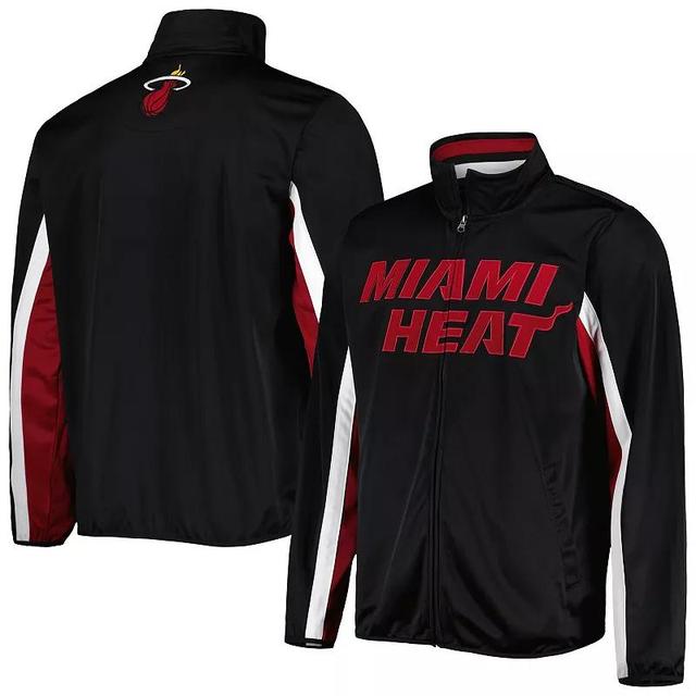 Mens G-III Sports by Carl Banks Miami Heat Contender Wordmark Full-Zip Track Jacket Product Image