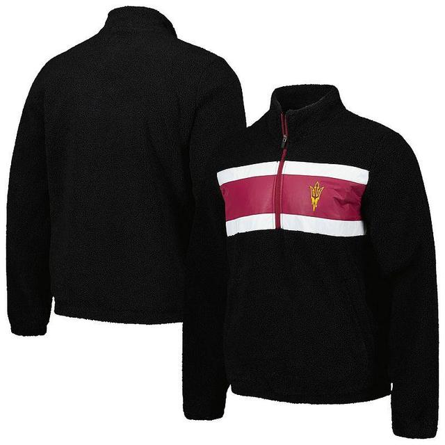 Mens G-III Sports by Carl Banks Arizona State Sun Devils Pinch Runner Half-Zip Top Product Image