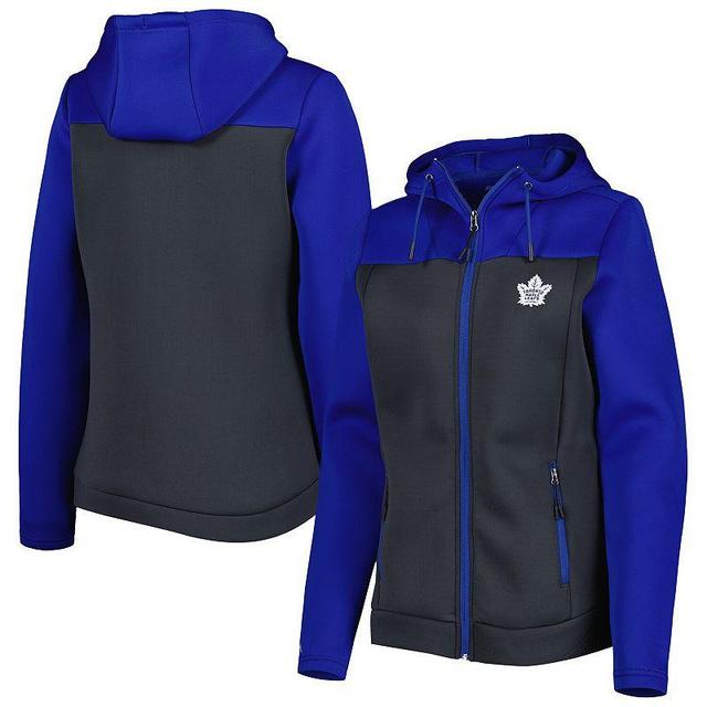 Womens Antigua Blue/Gray Toronto Maple Leafs Protect Full-Zip Jacket Product Image