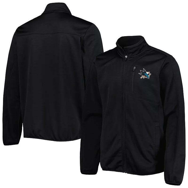 Mens G-III Sports by Carl Banks Black San Jose Sharks Closer Transitional Full-Zip Jacket Product Image