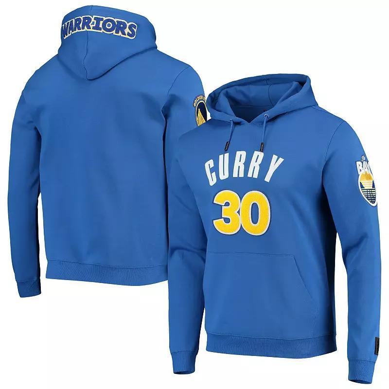 Mens Pro Standard Stephen Curry Royal Golden State Warriors Player Pullover Hoodie Product Image