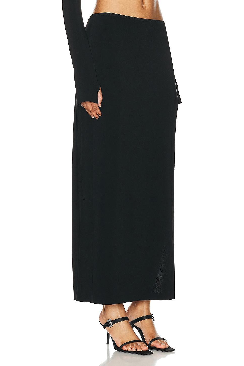 Norma Kamali Marissa Wide Slit Skirt Product Image