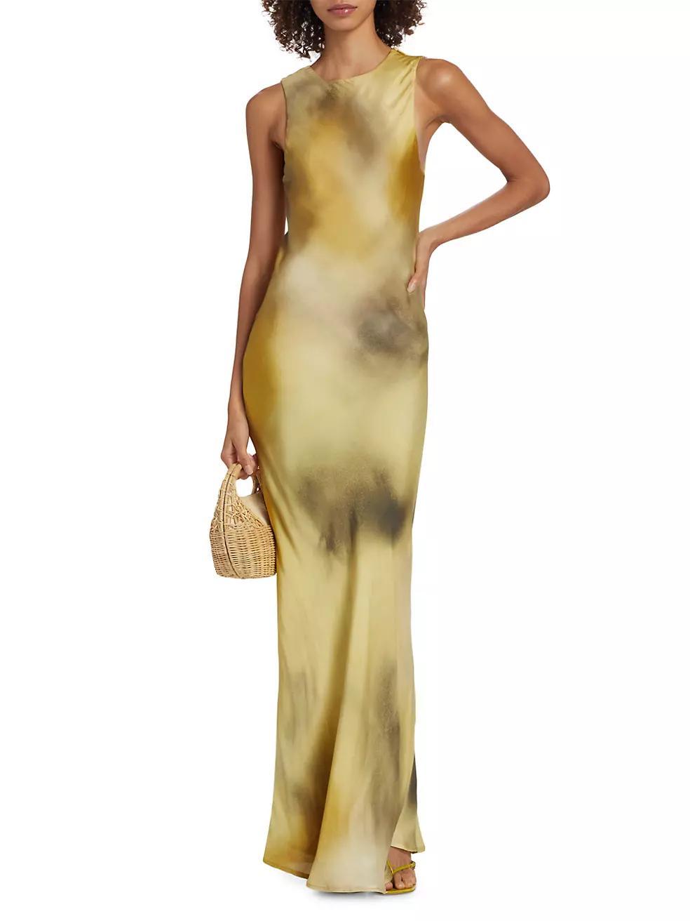 Jufre Anais Tie-Dye Maxi Dress Product Image