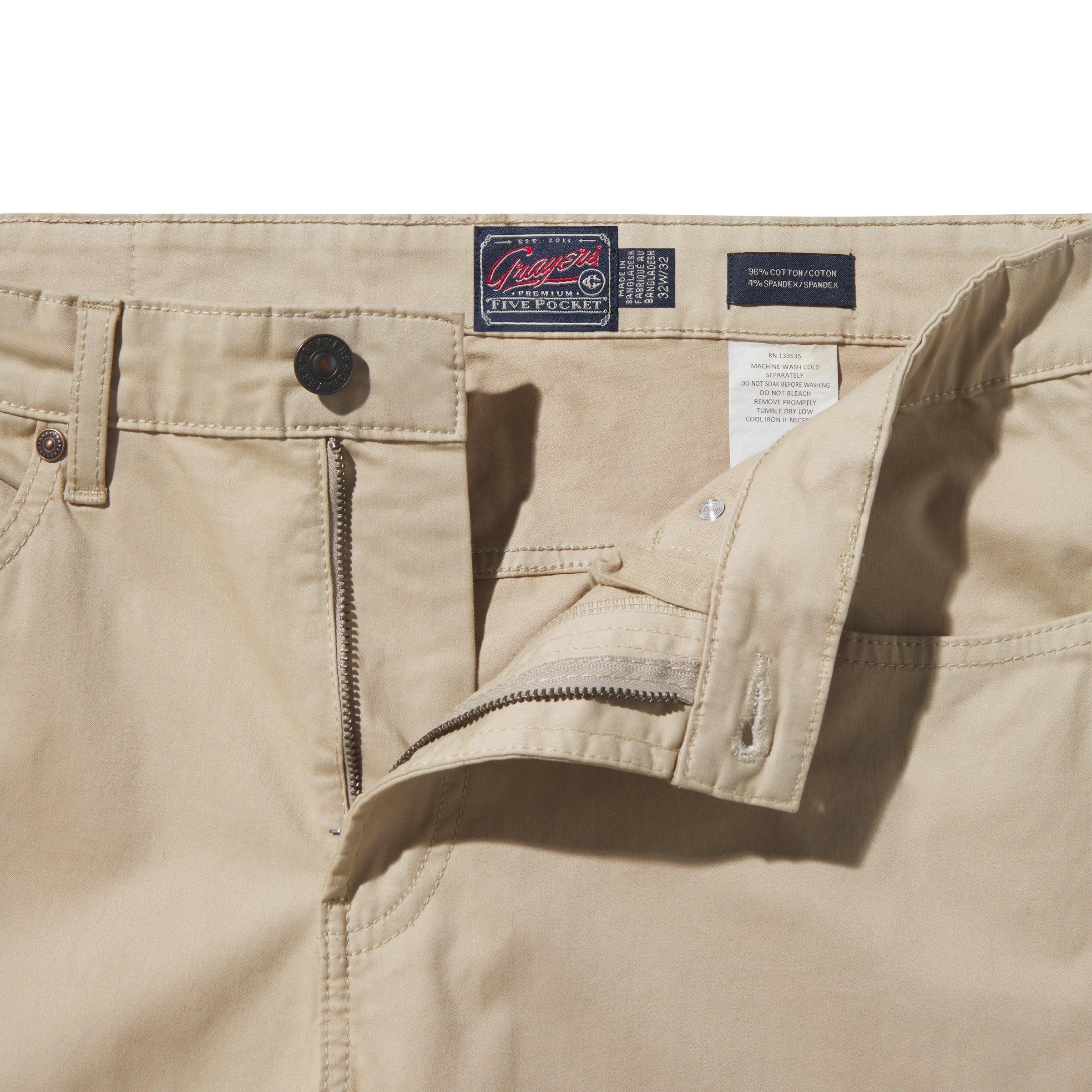 Alternative Stretch Slim Fit 5 Pocket - Pebble Product Image