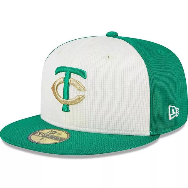 Mens New Era /Green Minnesota Twins 2024 St. Patricks Day 59FIFTY Fitted Hat Product Image