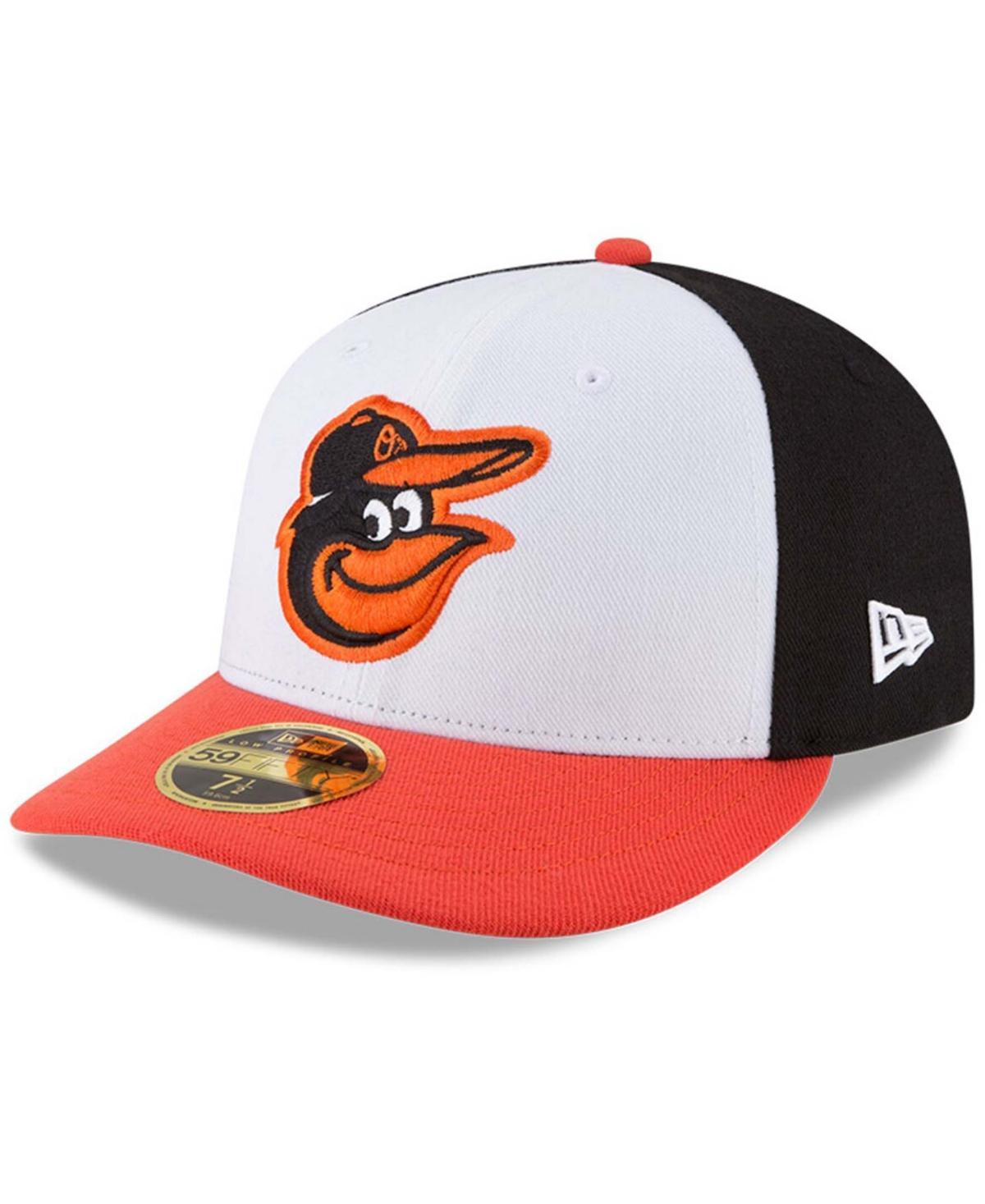 Mens New Era /Orange Baltimore Orioles Home Authentic Collection On-Field Low Profile 59FIFTY Fitted Hat Product Image