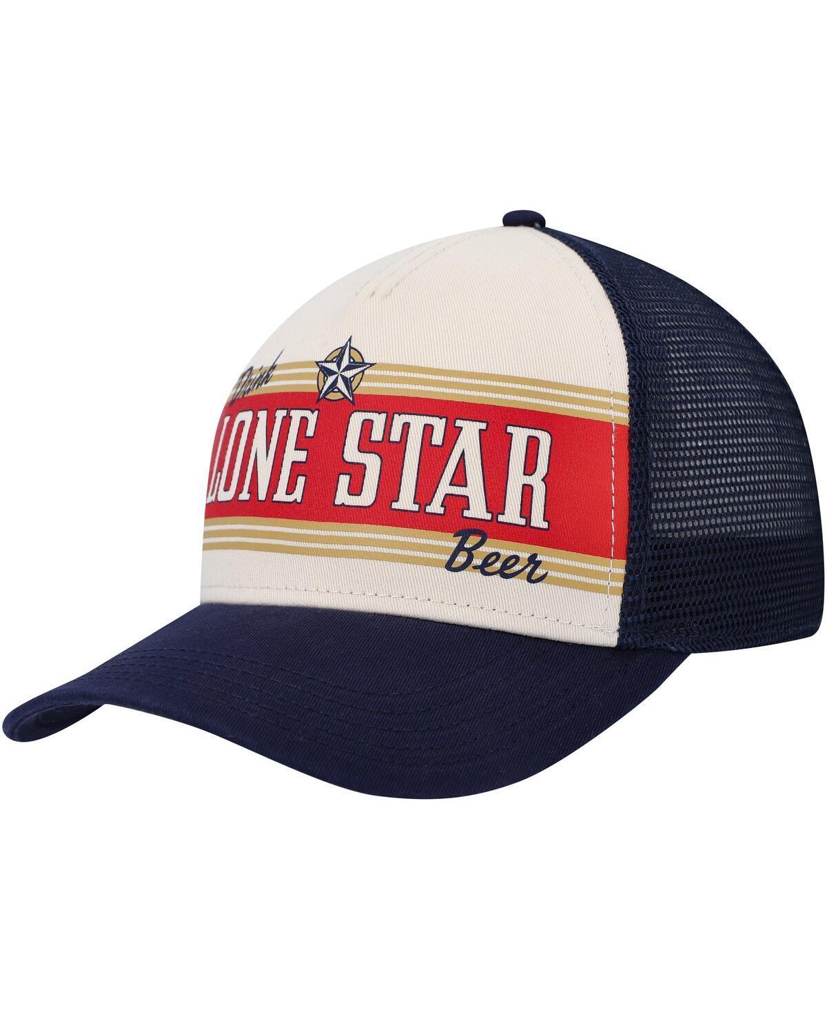 Mens American Needle Cream Lone Star Beer Sinclair Snapback Hat - Cream Product Image